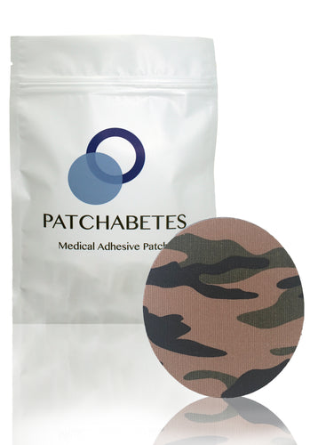 Adhesive Patch for Medtronic, Freestyle Libre Sensor Covers, t:slim  - Desert Camo