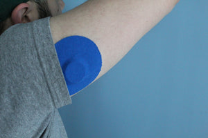 Adhesive Patch for Medtronic, Freestyle Libre Sensor Covers, t:slim - Blue