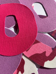Adhesive Patches For Dexcom G6 - Pink Camo Multi-Pack