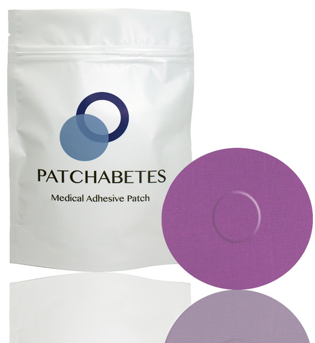 Adhesive Patch for Medtronic, Freestyle Libre Sensor Covers, t:slim - Purple