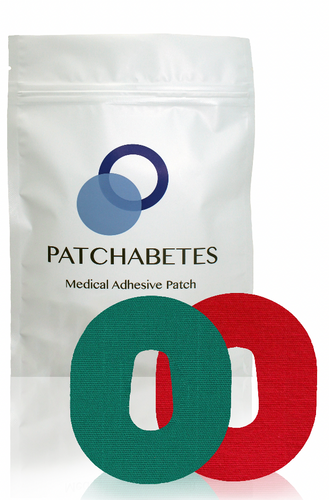 Dexcom G6 Adhesive Patch - Holiday Pack - Green & Red