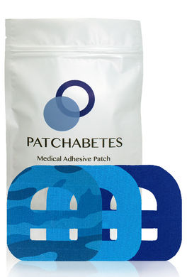 Omnipod Adhesive Patches - Blue Camo Mixed Pack