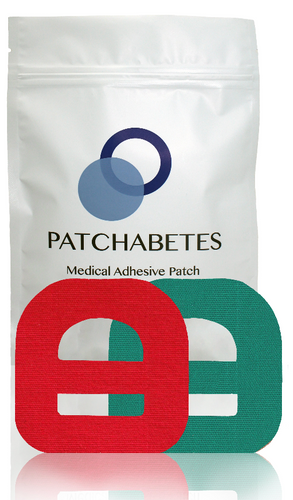 Omnipod Adhesive Patches - (Red & Green)