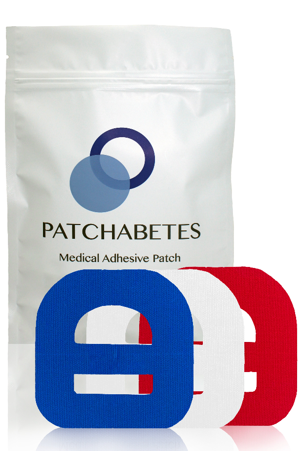 Omnipod Adhesive Patches - Red/White/Blue