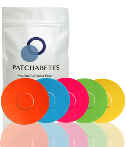 Freestyle Libre Adhesive Patches - 20 Pack - Rainbow - Medtronic, Enlite, t:slim & More!